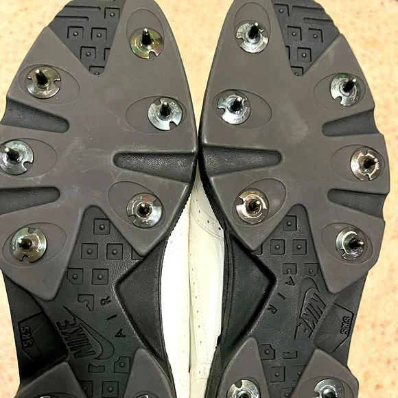 LNWOB NIKE CLEAT GOLF SHOES WHITE MEN 9M - Picture 9 of 10